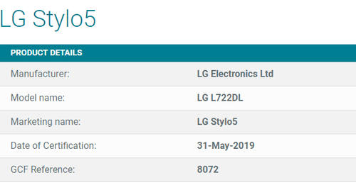 LG Stylo 5 Ⱦͼع⣺ֽһռȵŻ