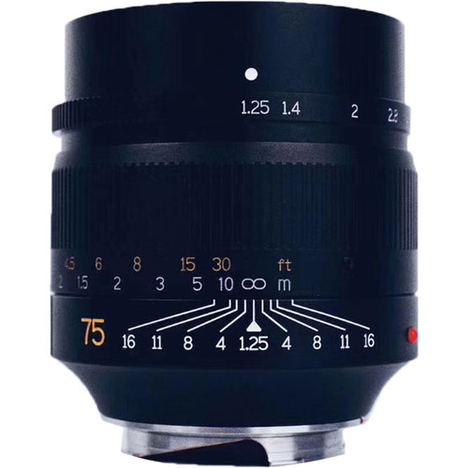 ܼ黯߹Ƴȫ75mm f / 1.25Ȧͷ