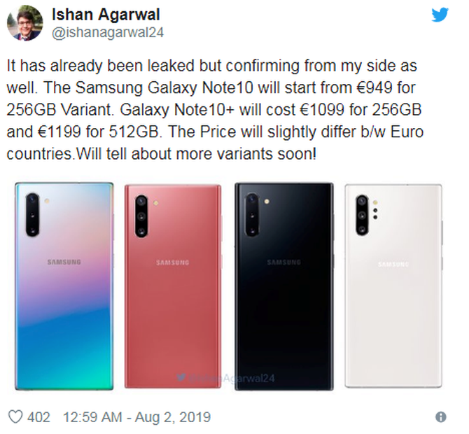 ˣGalaxy Note 10ϵж۽ڴǰԤ