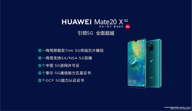 ΪMate 20 X (5G)ʽ ȿ5G˫ģֻʱ