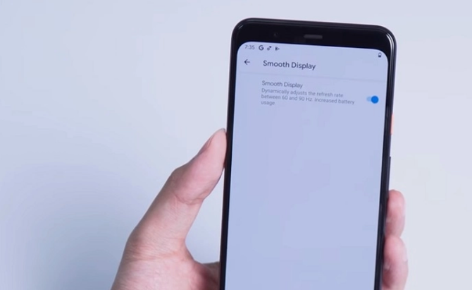 Google Pixel 4XLƵȷ˶ʾ