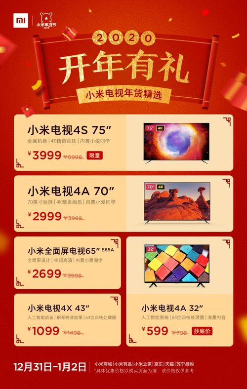 小米电视创造绝无仅有的1000万台新纪录，“开年有礼”回馈最高直降3000元