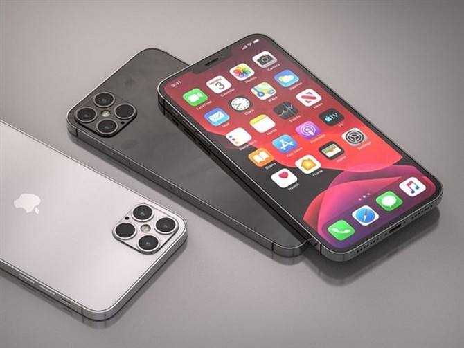 iPhone 12高清渲染图曝光：刘海缩小 边框有亮点