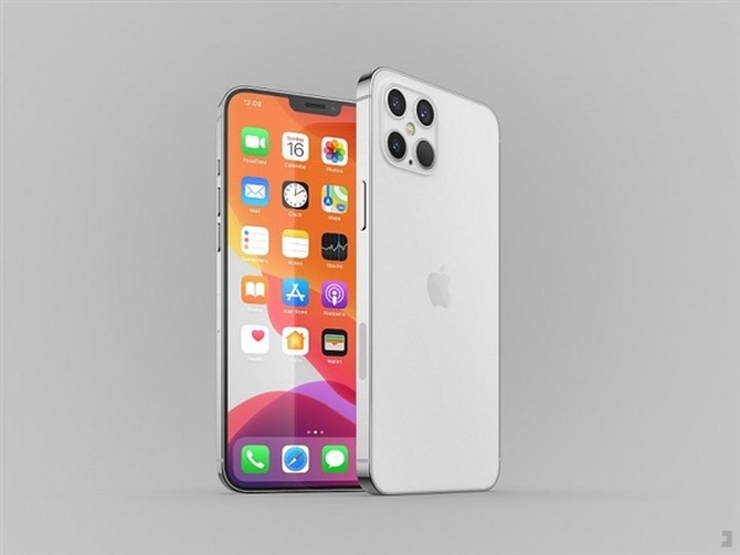 iPhone 12高清渲染图曝光：刘海缩小 边框有亮点