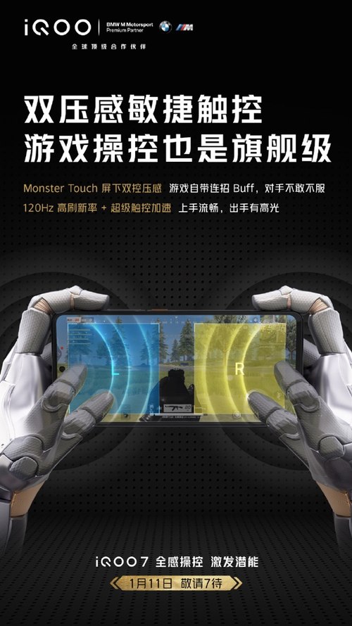 你再大又如何我有两个 iQOO 7配双路线性马达