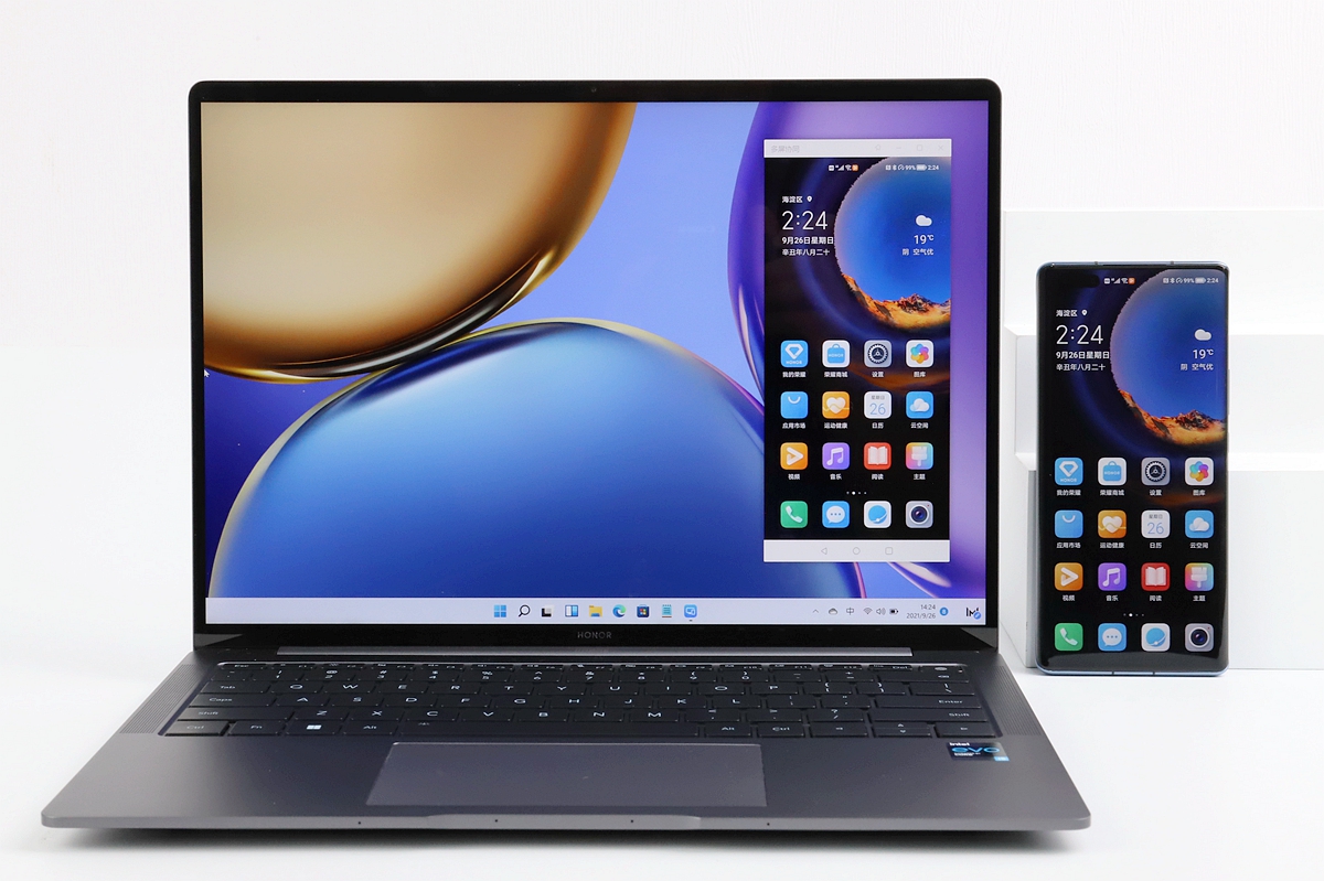 全球首发Win11系统+10.7亿色触控全面屏，荣耀MagicBook V 14旗舰本评测
