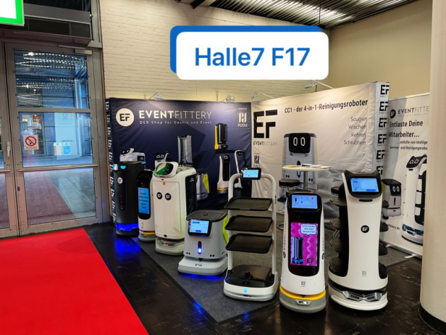 央视报道，普渡机器人亮相德国展会，中国生产的服务机器人正在引领世界潮流！