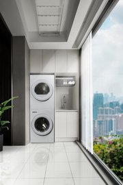 一站式洗烘 超薄平嵌完满家装 TCL双子舱洗烘护集成机T10体验评测