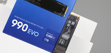三星990 EVO图赏：支持PCIe 5.0 单面颗粒 适合笔记本扩容