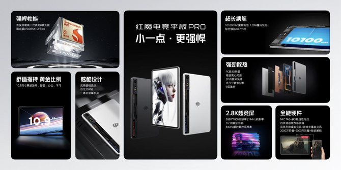 红魔电竞平板新品发布9月5日抢先开售打九游娱乐造全方位极至游戏体验(图11)