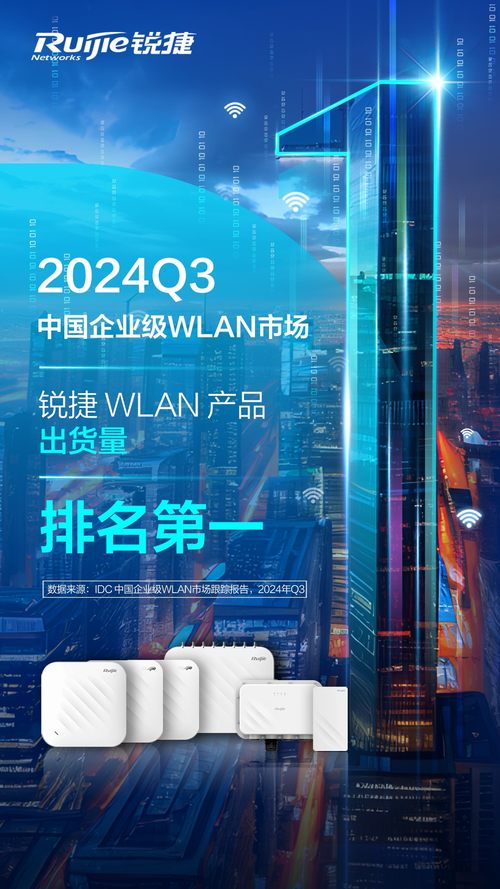锐捷WLAN产品出货量第一！(图1)