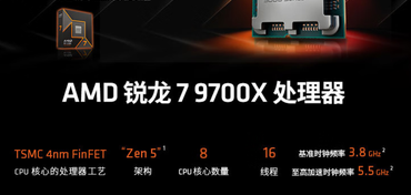 大促爆卖日常也好价！AMD 锐龙7 9700X处理器实力推荐