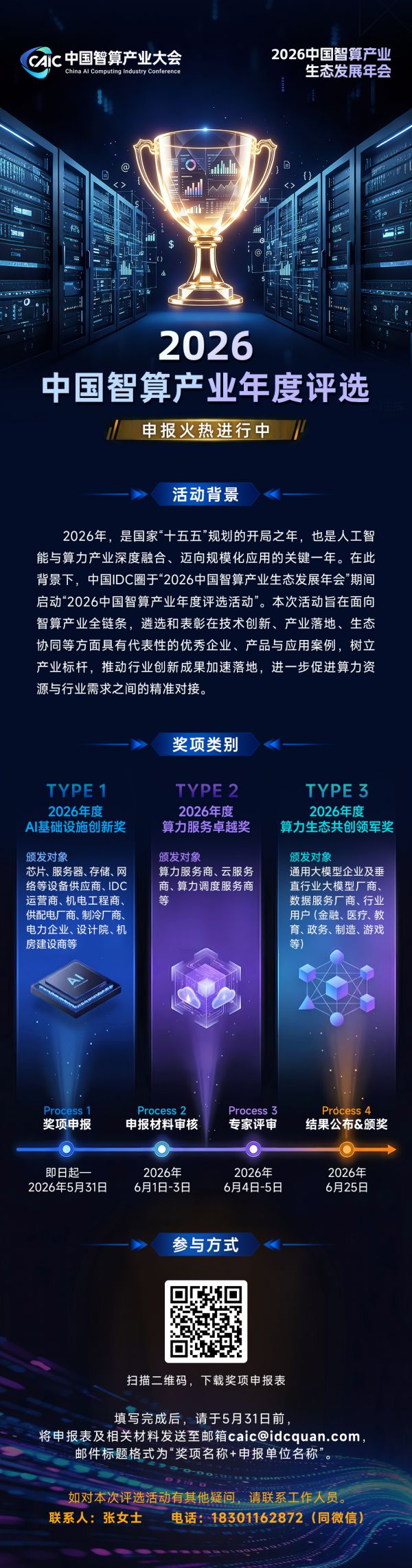 奖项申报｜2026中国智算产业年度评选活动正式启动