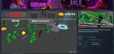 Steam 喜加一：火柴人砍杀游戏限时免费，国区原价 15 元可入库