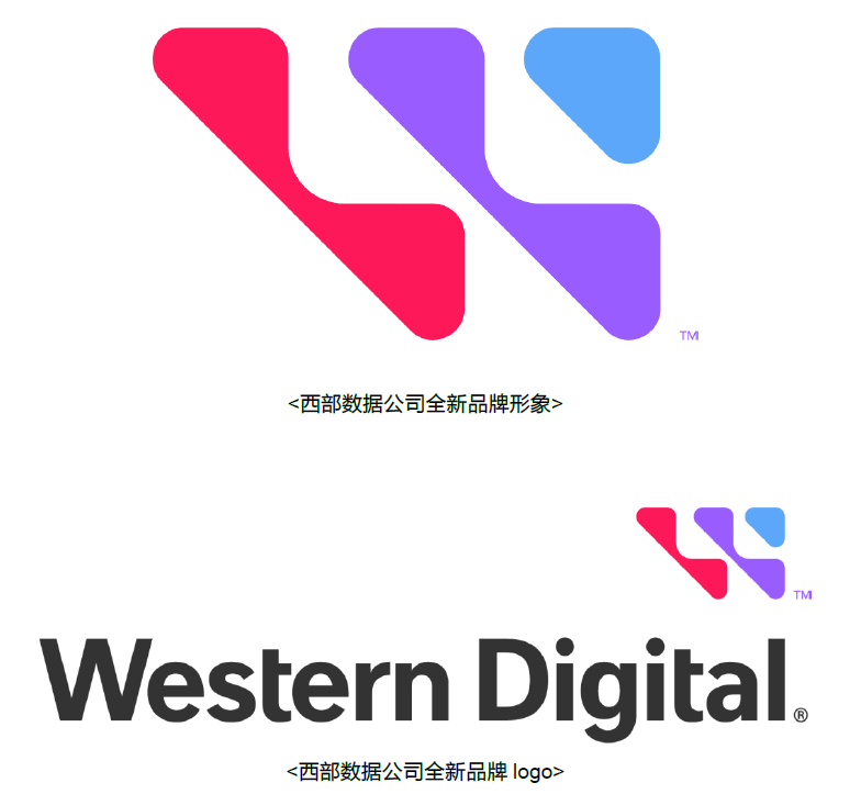 值得一提的是,今年4月西部数据还发布了全新的品牌形象与logo,更加