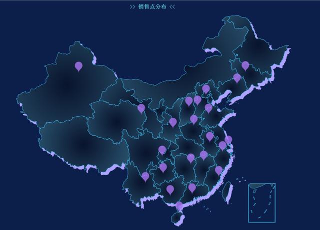 用好这些地图效果,让可视化大屏秒变酷炫