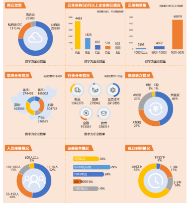 火眼云abm系统对某云计算企业客户画像的简版展示