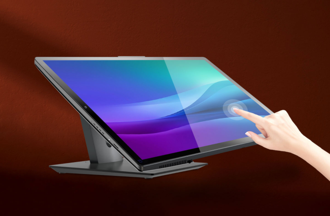 电容触摸屏电脑海兰gt40多功能一体机摆脱键鼠